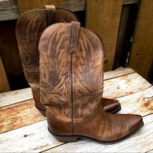 1883 Lucchese cowboy boots 7.5 leather n4540